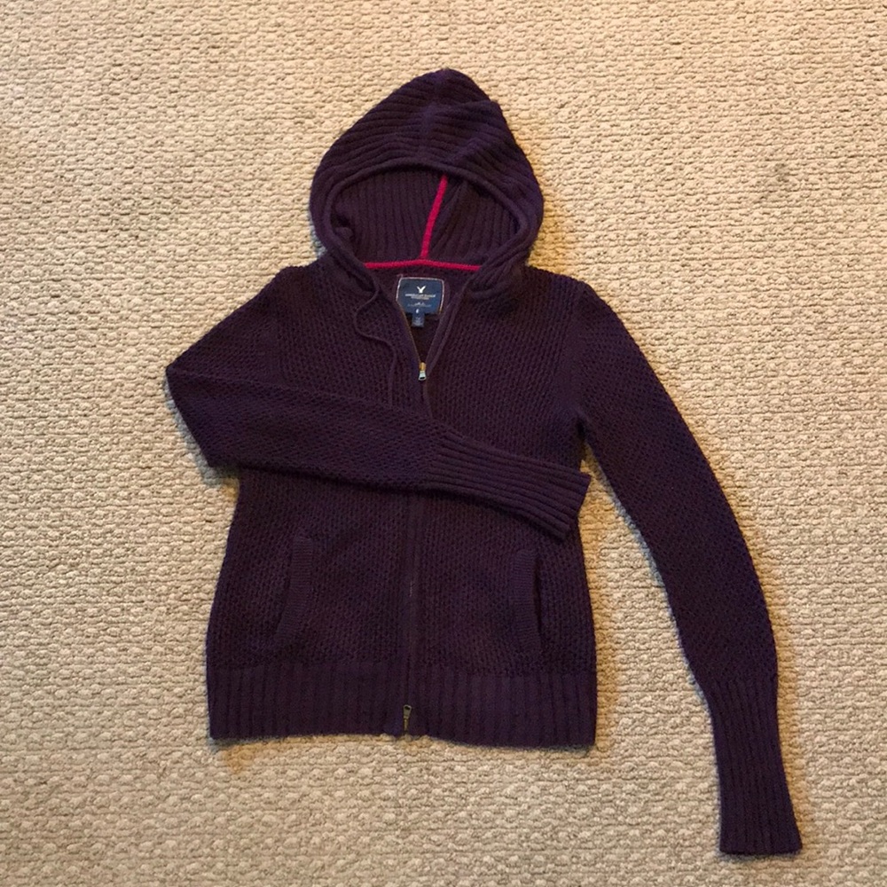 Purple American Eagle zip up